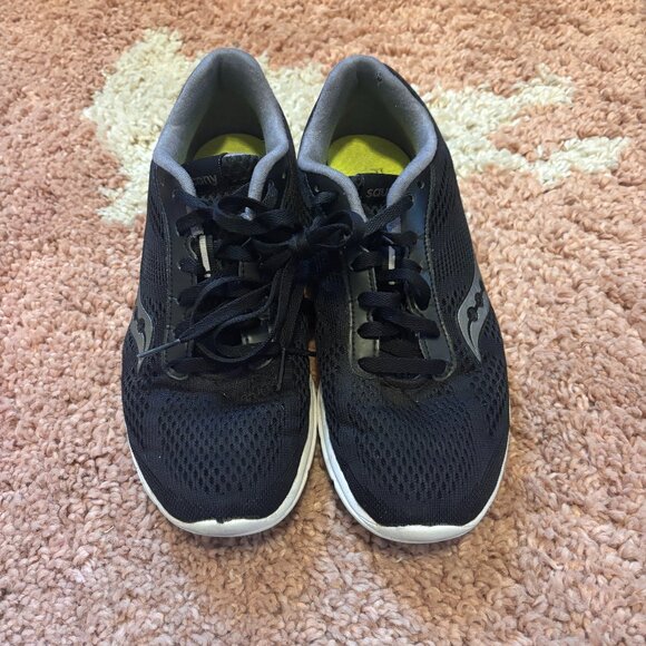 Saucony Shoes Womens 9 Grid Ideal Running Sneakers Black Mesh Logo S15269-20 - Picture 1 of 8